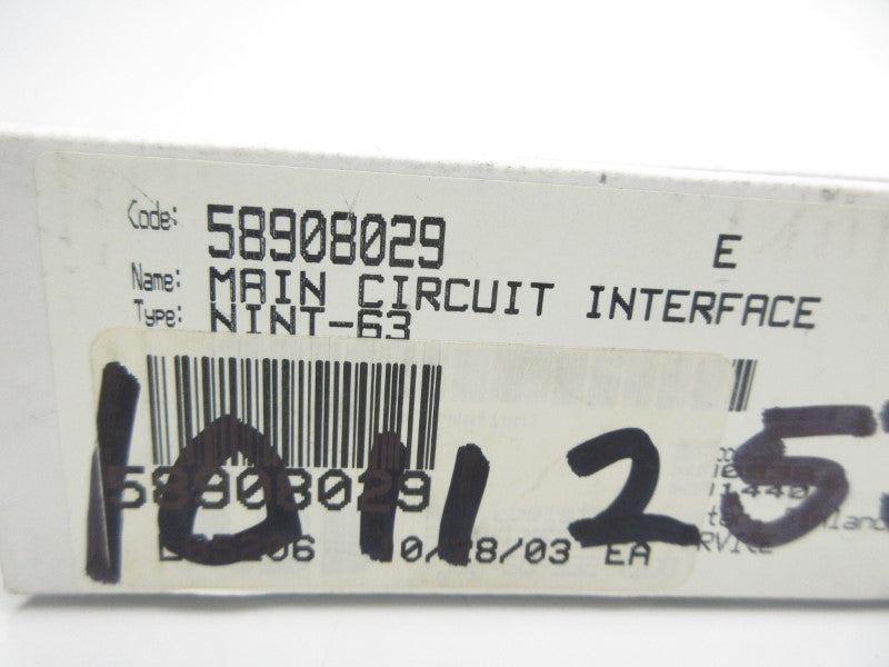 ABB NINT-63 58908029E NSMP