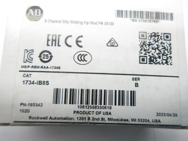 ALLEN BRADLEY 1734-IB8S SER. B DATE: 2023 NSFS