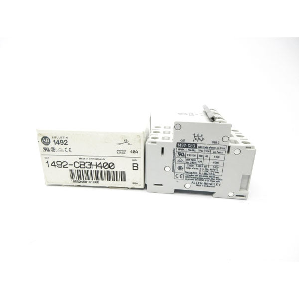ALLEN BRADLEY 1492-CB3H400 SER. B 480VAC 40A NSMP