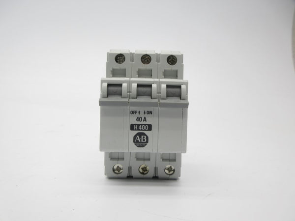 ALLEN BRADLEY 1492-CB3H400 SER. B 480VAC 40A NSMP