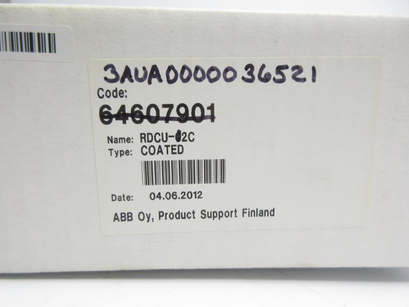 ABB RDCU-12C 3AUA0000036521 NSNP