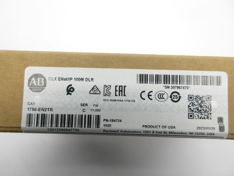 ALLEN BRADLEY 1756-EN2TR SER. C F/W 11.002 DATE: 2023 NSFS