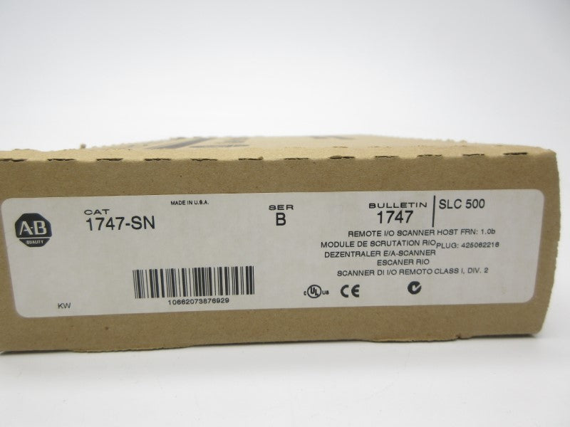 ALLEN BRADLEY 1747-SN SER. B F/W 1.0B NSMP