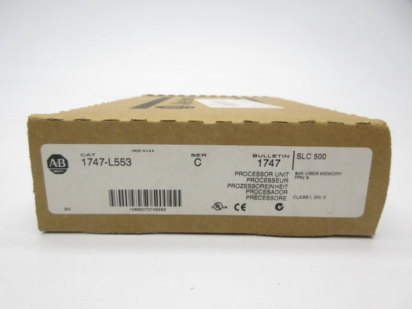 ALLEN BRADLEY 1747-L553 SER. C F/W 9 5VDC 1A REV. 5 NSMP