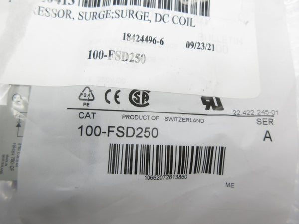 ALLEN BRADLEY 100-FSD250 SER. A NSMP