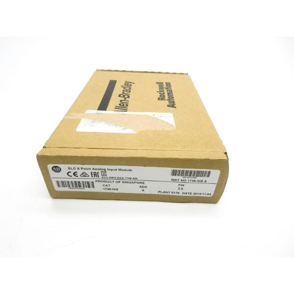ALLEN BRADLEY 1746-NI8 SER. A F/W 2.0 DATE: 2014 NSFS