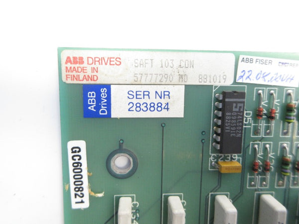 ABB 57777290 SAFT103CON UNMP