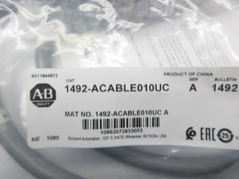 ALLEN BRADLEY 1492-ACABLE010UC SER. A NSMP