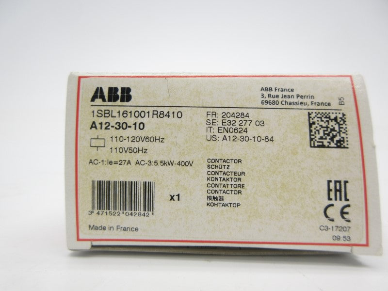 ABB 1SBL161001R8410 A12-30-10 110-120V NSMP