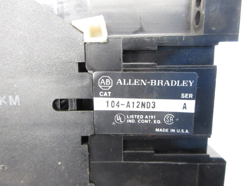 ALLEN BRADLEY 104-A12ND3 SER. A 110/120V NSNP