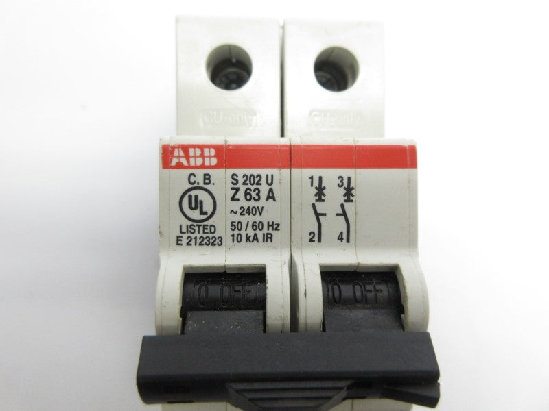 ABB S202U-Z63A 240V 63A NSNP