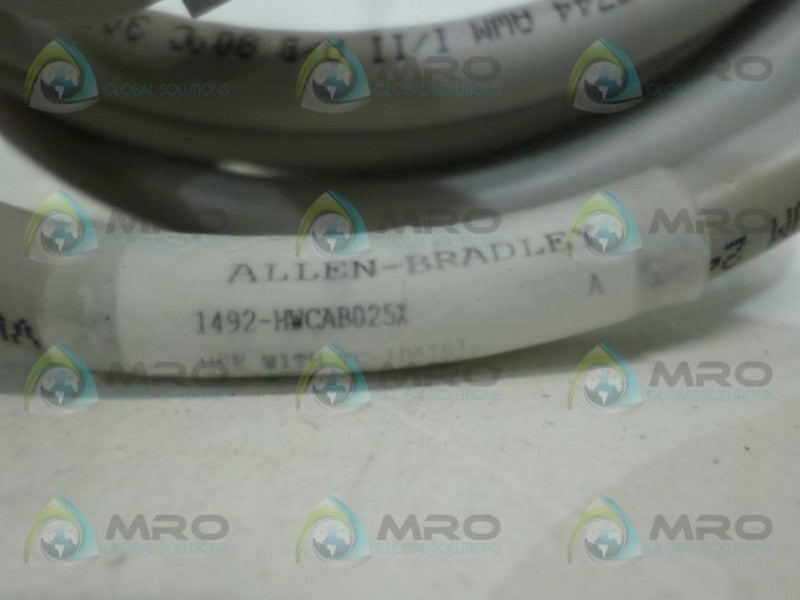 ALLEN BRADLEY 1492-HWCAB025X SER. A PRE WIRED CABLE  NSNP