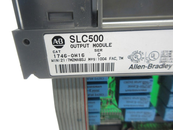 ALLEN BRADLEY 1746-OW16 SER. C (NO DOOR) UNMP