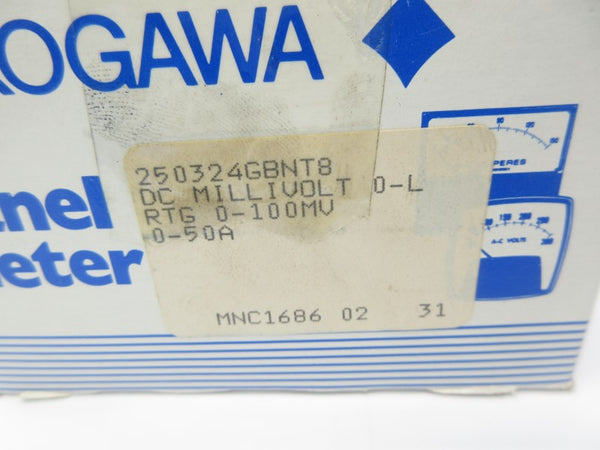 YOKOGAWA 250324GBNT8 0-50DCA NSMP