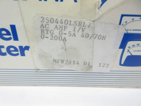 YOKOGAWA 250440LSRL7 0-200ACA NSMP