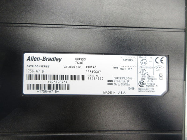 ALLEN BRADLEY 1756-A7 SER. B NSNP