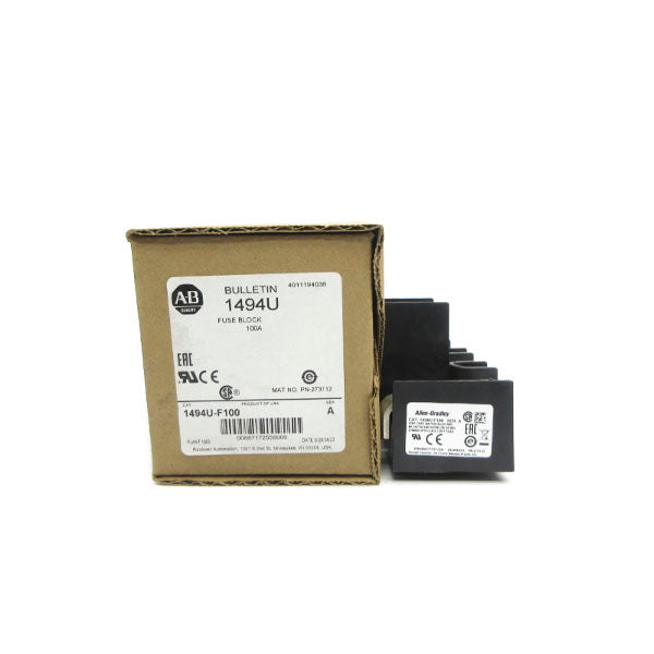 ALLEN BRADLEY 1494U-F100 SER. A 600V 100A (BR/WH) NSMP