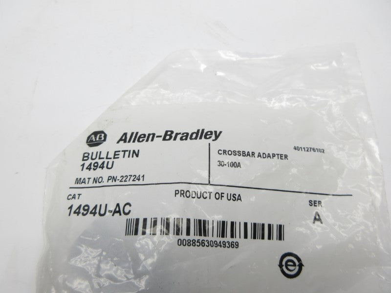 ALLEN BRADLEY 1494U-AC SER. A 30-100A NSMP