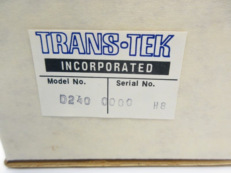 TRANS-TEK D240-0000 NSMP