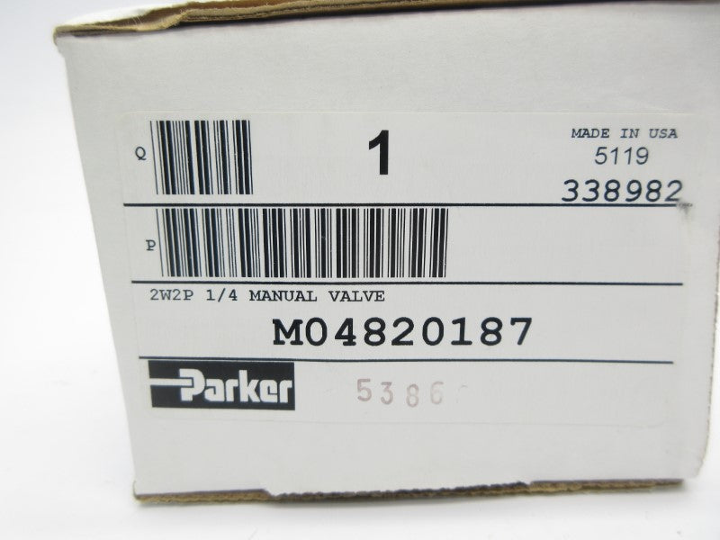 PARKER M04820187 1/4" NSFS