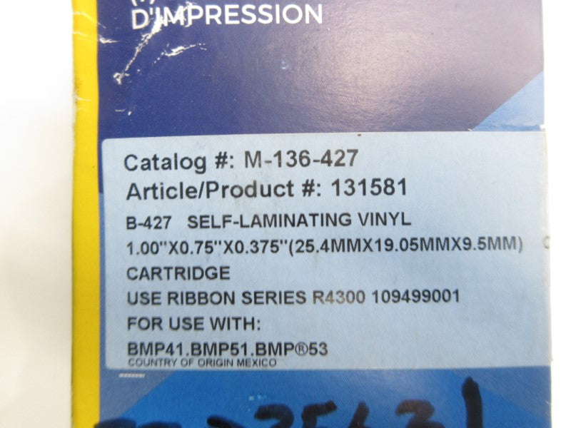 BRADY M-136-427 NSMP