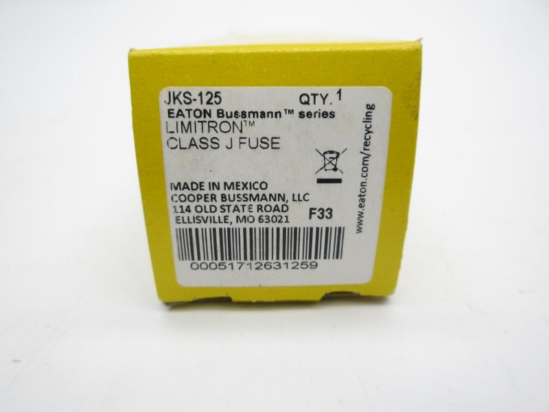 BUSSMANN JKS-125 600VAC 125A NSMP