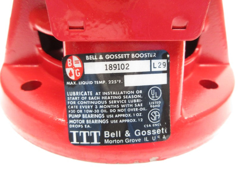 BELL & GOSSETT 189102 NSNP