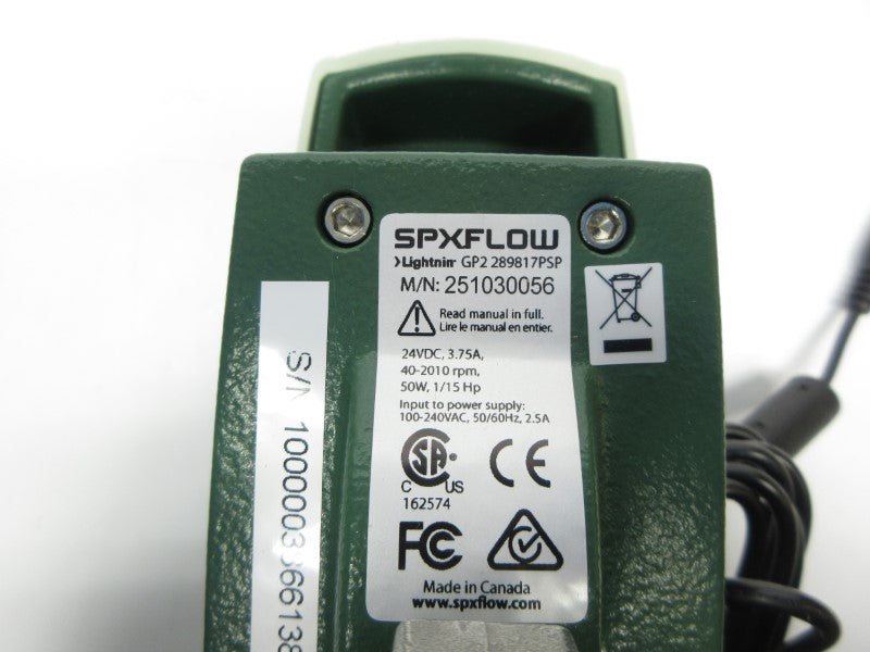 SPXFLOW GP2289817PSP 251030056 24VDC 7.75A NSNP