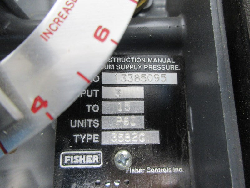 FISHER 3582G 3-15PSI (AS PICTURED) UNMP