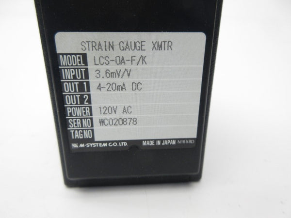 M-SYSTEMS LCS-OA-F/K 120VAC NSNP