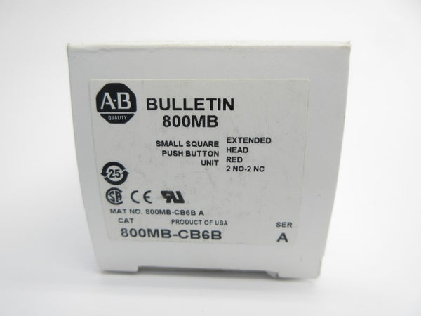 ALLEN BRADLEY 800MB-CB6B SER. A (WH) NSMP