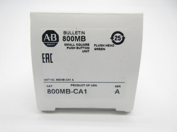 ALLEN BRADLEY 800MB-CA1 SER. A (WH) NSMP