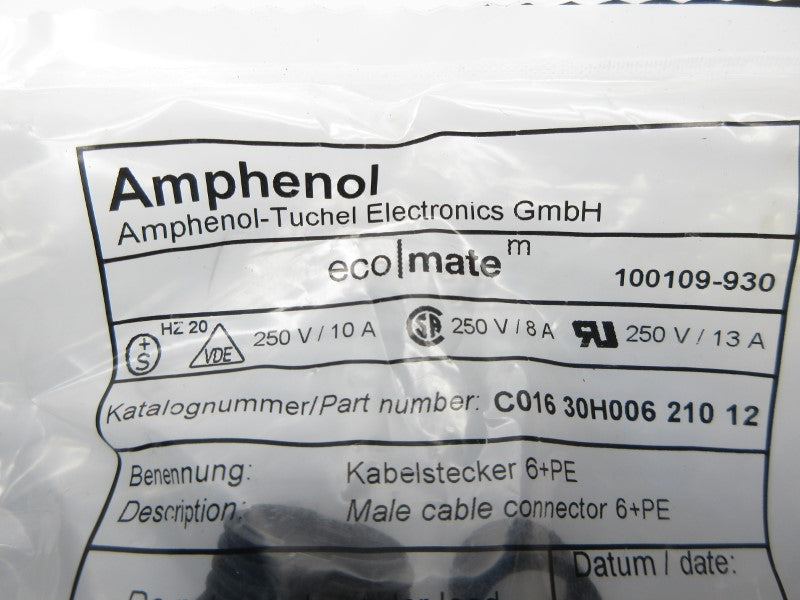 AMPHENOL 100109-930 250V 13A NSMP