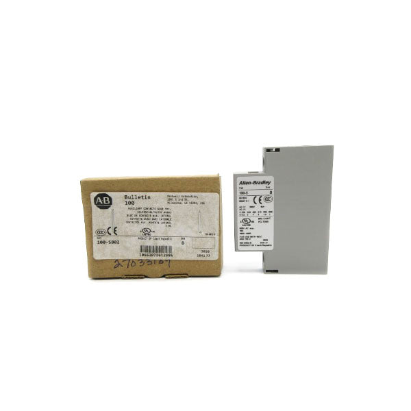 ALLEN BRADLEY 100-SB02 SER. B 600VAC 10A (BR/WH) NSMP