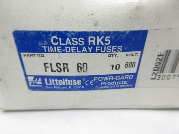 LITTELFUSE FLSR60 600VAC 60A (PKG OF 10) (WH/BL) NSMP