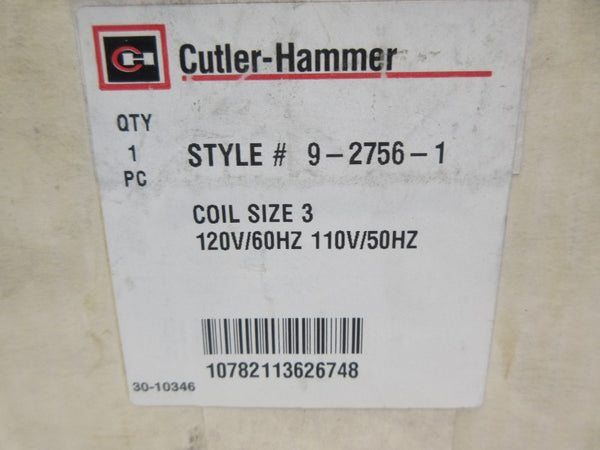 CUTLER HAMMER 9-2756-1 110/120V NSMP