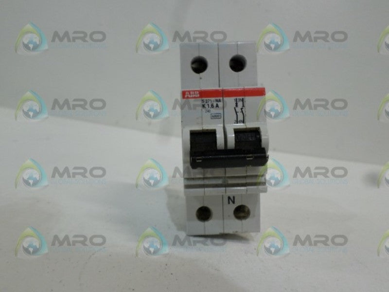 ABB S271-NAK1.6A CIRCUIT BREAKER 1.6A UNMP