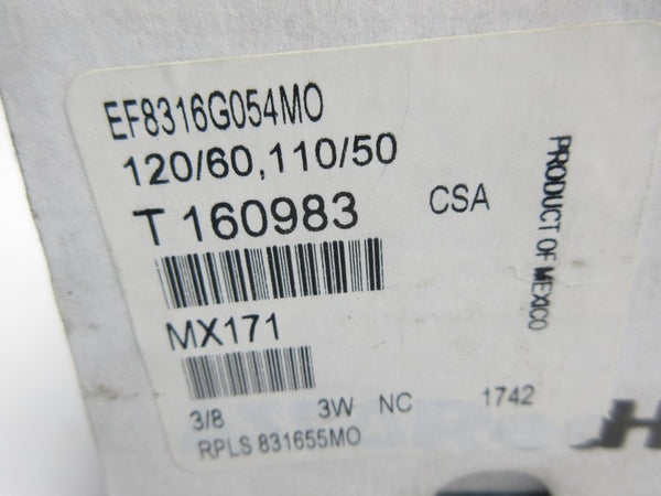 ASCO EF8316G054MO 110/120V 10-150PSI 3/8" NSMP