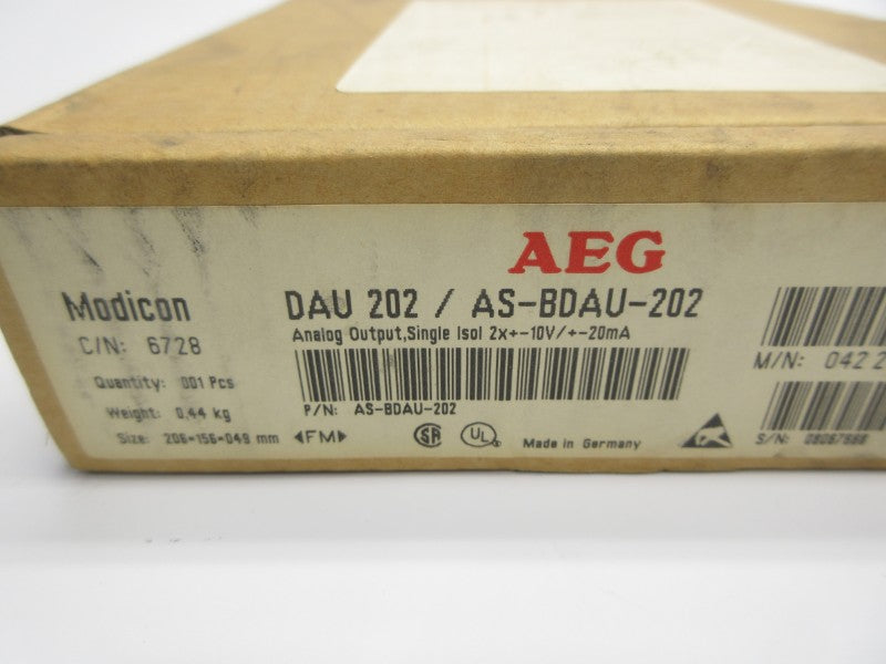 AEG DAU202/AS-BDAU-202 NSMP