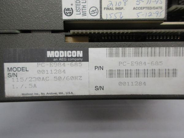 MODICON PC-E984-685 115/230VAC NSNP