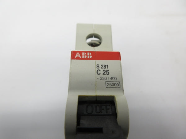 ABB S281C25 230/400V 25A NSNP