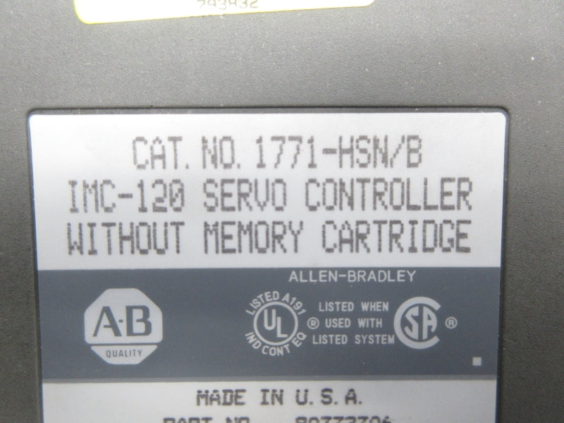 ALLEN BRADLEY 1771-HSN SER. B F/W 1.05 UNMP