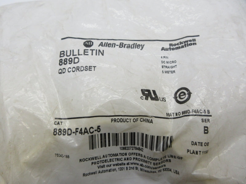 ALLEN BRADLEY 889D-F4AC-5 SER. B NSMP
