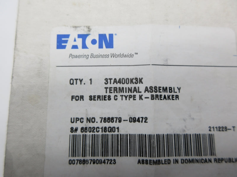 EATON 3TA400K3K SER. C (AS PICTURED) NSMP