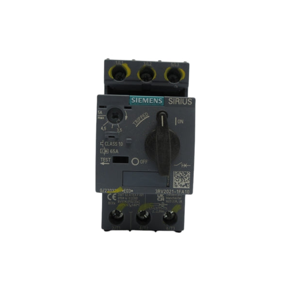 SIEMENS 3RV2021-1FA10 3.5-5A NSNP