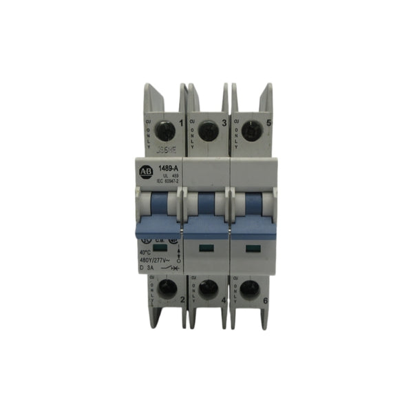 ALLEN BRADLEY 1489-A3D030 SER. A 277V 3A UNMP
