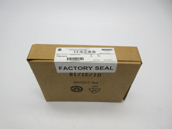 ALLEN BRADLEY 1756-OA16 SER. A F/W 3.003 DATE: 2018 NSFS