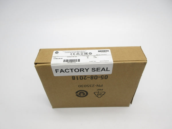 ALLEN BRADLEY 1756-IA16 SER. A F/W 3.004 120VAC DATE: 2018 NSFS
