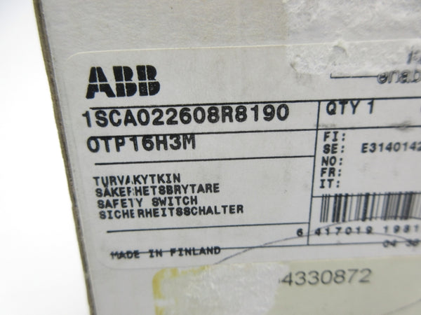 ABB 1SCA022608R8190 OTP16H3M NSMP