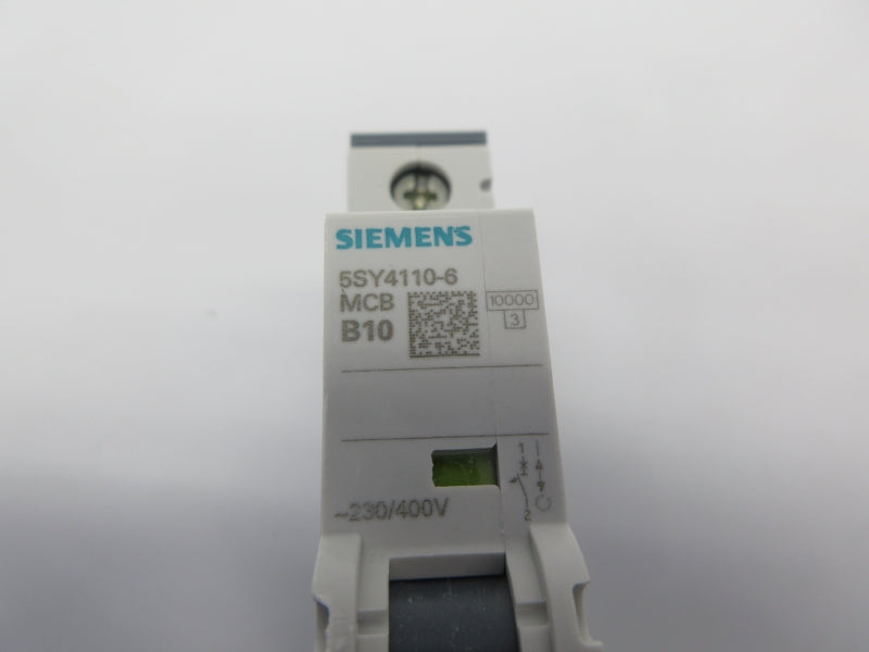 SIEMENS 5SY4110-6 230/400V 10A NSNP